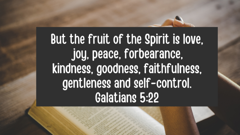 Galatians 5:22 Bible Verse of The Day